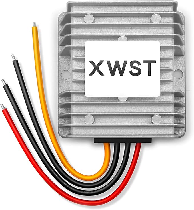 DC DC 12V to 15V 5A Step-up Module,Boost Converter 9V-13V to 15V Voltage Regulator,Waterproof Power Adapt 75W 15V Volt Transformer Module(12V to 15V 5A)