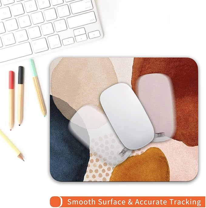 Armanza Square Mouse Pad Abstract Marble 2,Personalized Premium-Textured Custom Mouse Mat Design,Washable Mousepad Cloth,Non-Slip Rubber Base Computer Mouse Pads for Wireless Mouse