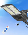 JAYNLT Y-8000W Solar Street Lights Outdoor,6500K 600000LM High Power Parking Lot Lights Commercial Dusk to Dawn, IP67 Waterproof Solar Security Flood Lamps Motion Sensor for Farm,Garage