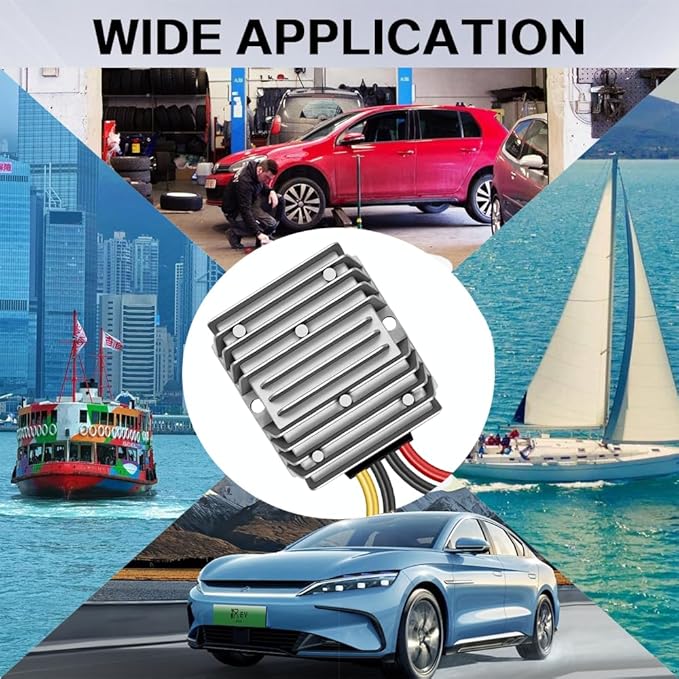 DC 12v to 24v Step up Converter Regulator 10A 240W, DC Converter 12V Step Up to 24V, 24Volt Transformer, Power Supply Module Boost Transformer for Car Truck Vehicle Boat