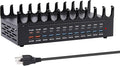 380W Charging Station for Multiple Devices - 24 Ports USB Fast Charging Station with 30W Power Delivery, Multi Charger Dock for Phone Tablet, Home, Office, School