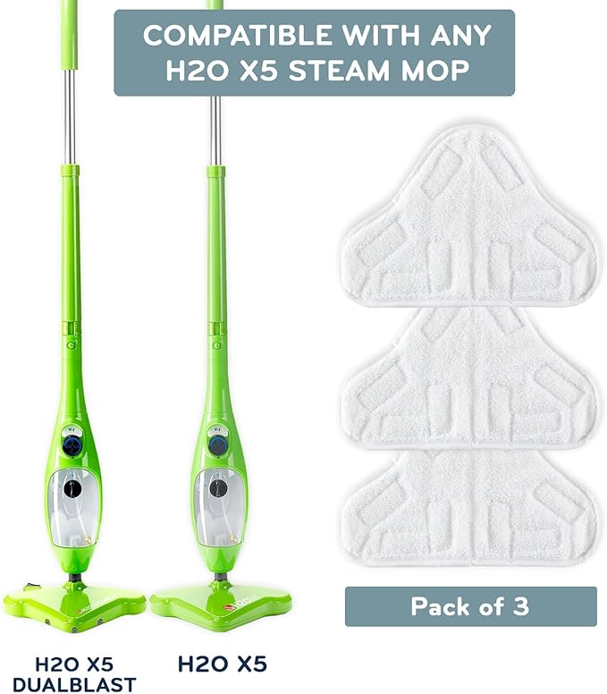 H2O MOP® X5 Accessories (H2O X5-3pk Cloth Set)