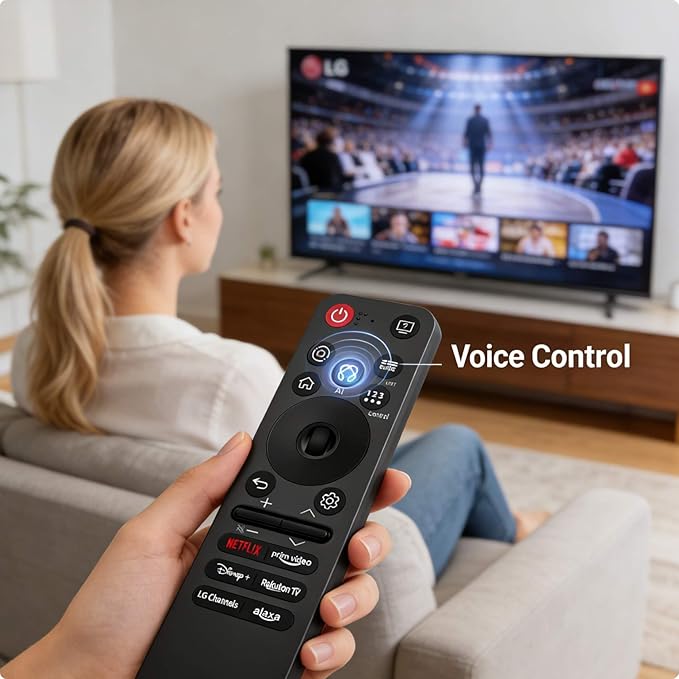 Universal Magic Remote Compatible with LG TV Remote replacment, LG Magic Remote MR25GN 2025 Includes AI, Pointer, Alexa Voice