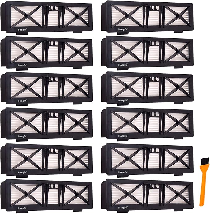 Replacement Neato Botvac D Series Ultra-Performance Filters, 12 Packs Filter Parts Fit Neato D3 D5 70e, 75, 80, D80 85,D70 Vacuum Cleaner