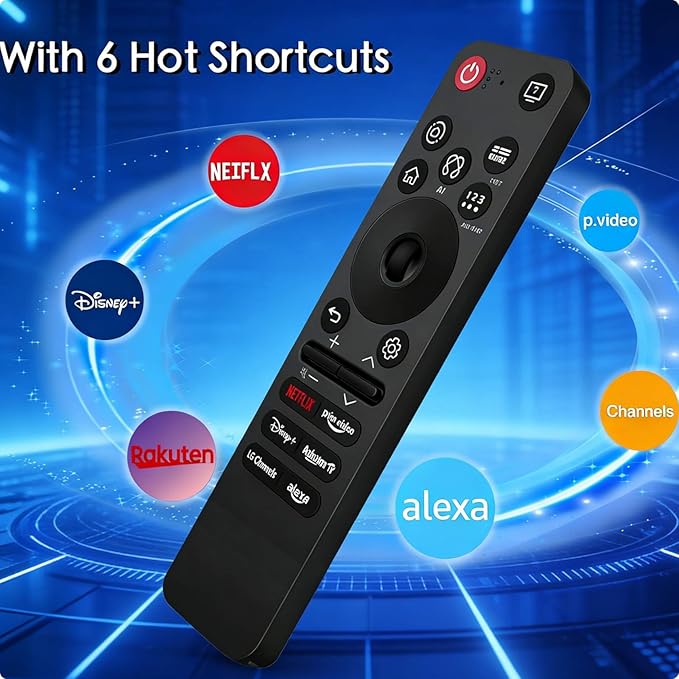 Universal Magic Remote Compatible with LG TV Remote replacment, LG Magic Remote MR25GN 2025 Includes AI, Pointer, Alexa Voice