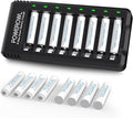 POWEROWL AAA Rechargeable Batteries 16 Pack w/Charger, High Capacity Rechargeable AAA Batteries 1000mAh 1.2V NiMH Low Self Discharge