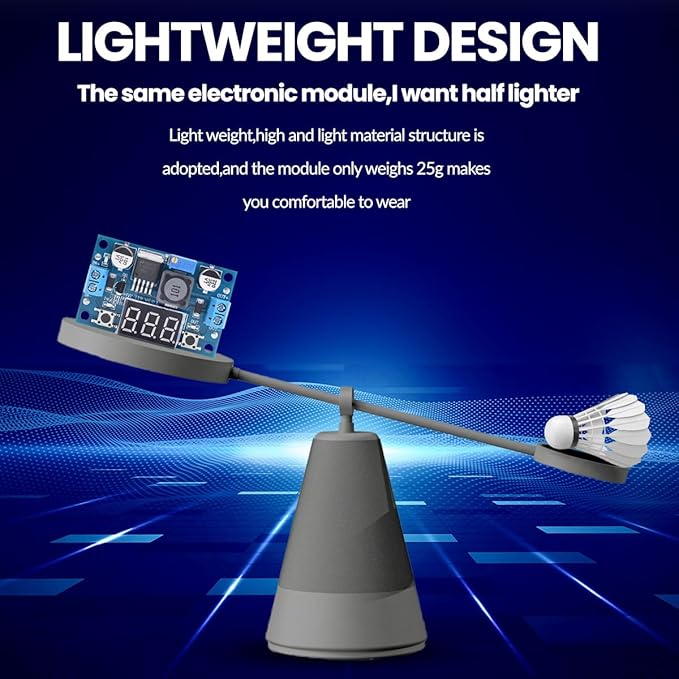 Seloky LM2596 Adjustable DC-DC Step-Down Buck Converter Module with LED Voltmeter Display, Voltage Regulator 4.0-40V Input to 1.25-37V Output Power Supply Module