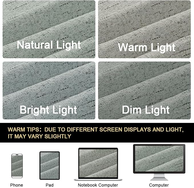 PrinceDeco Blackout Curtains 63 Inch Length 100% Blackout Linen Curtains with White Liner Thermal Insulated Textured Blackout Curtains for Windows 2 Panels Set,52" W x 63" L,Green Bay