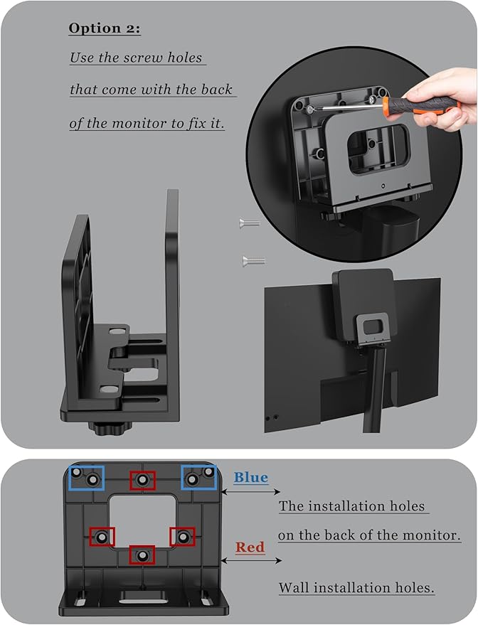 NOTMBESTM Adjustable Wall Mount Shelf Holder for Mini pc, WiFi Router, Modem, Universal Cable Box Mount Fit for Mac mini, TV Box, Media Players and Other Devices with Thickness Up to 65 mm (Black)