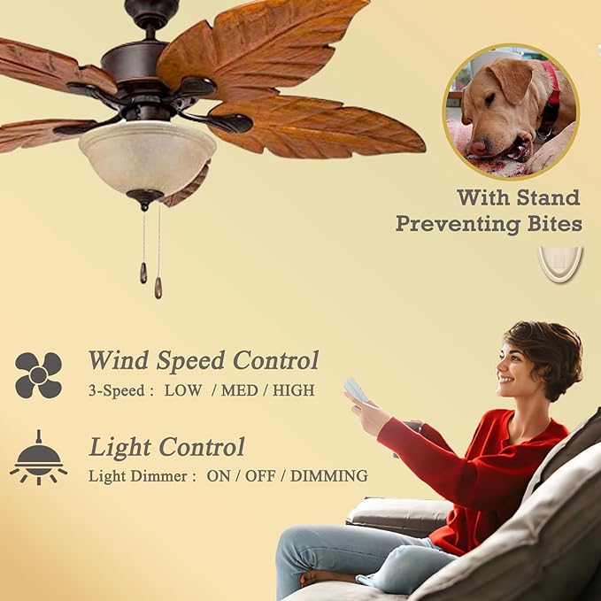 Universal Ceiling Fan Remote Control Kit Replacement for Harbor Breeze Hampton Bay Litex Hunter, 3-Speed Light Dimmer with FAN28R Receiver, Replace FAN-35T KUJCE9603 L3HFAN35T1