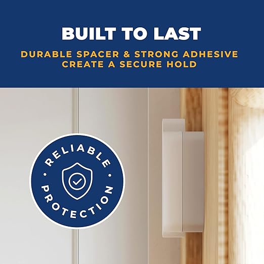 Adhesive Replacement Tape & Sensor Risers Bundle for ADT | Includes 24 Magnet Adhesives and 12 ADT Contact Sensor Spacers - Complete Home Sensor Installation Solution [Device/Magnet NOT Included]