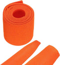 MECCANIXITY Braided Cable Sleeves Heat Shrinkable Fabric Sleeving, 1 9/16" 3ft Orange 2:1 Ratio Heat Shrinkable Cord Protector for Harness Cable, Network Cable Protection, Cable Management