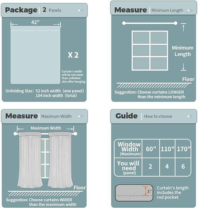 BGment 100% Blackout Curtains for Bedroom 72 Inch Length 2 Panels, Thermal Insulated Room Darkening Curtains Rod Pocket Soundproof Bedroom Living Room Window Curtains, Sand, Each 42 Inch Wide