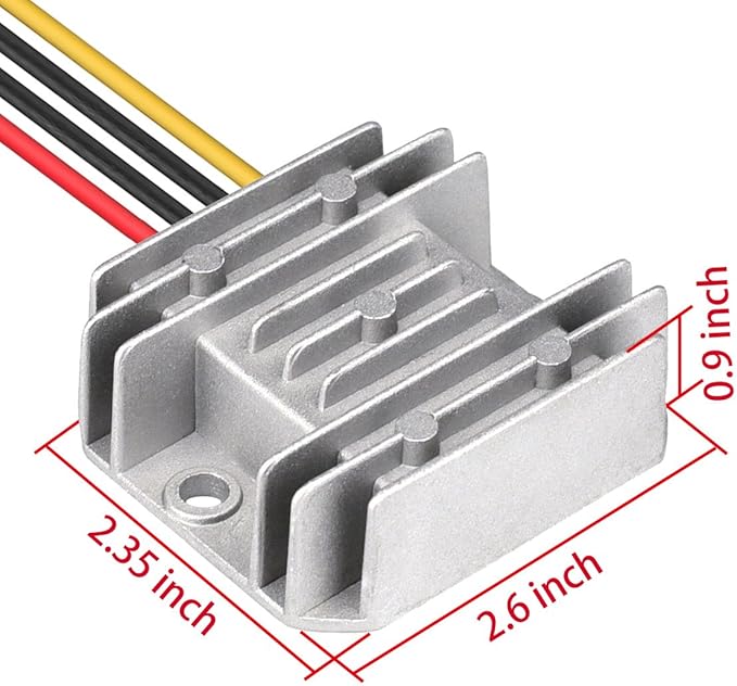 Cllena 24v to 12v Converter 10A 120W Voltage Reducer Regulator Power Supply Buck Converter Transformer for Golf Cart Auto Car Truck Vehicle Boat