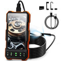Epicmate Triple Lens Sewer Inspection Camera-Snake Camera with Light 16.5 ft, 5" IPS Screen Endoscope with Lights 1080P Industrial Borescope, IP67 Waterproof Drain Pipe Drain Snake with 32G Card