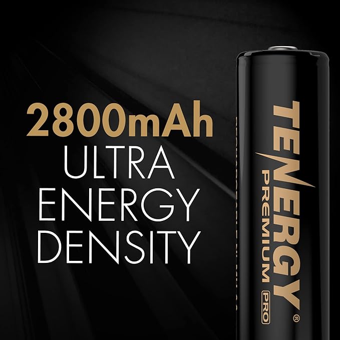 Tenergy TN477U 8-Bay Fast Charger with 8 Pack AA Premium Pro Rechargeable Batteries