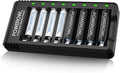 POWEROWL Rechargeable AA and AAA Batteries with Fast Charger, High Capacity NiMH - 4 x 2800mAh AA & 4 x 1000mAh AAA