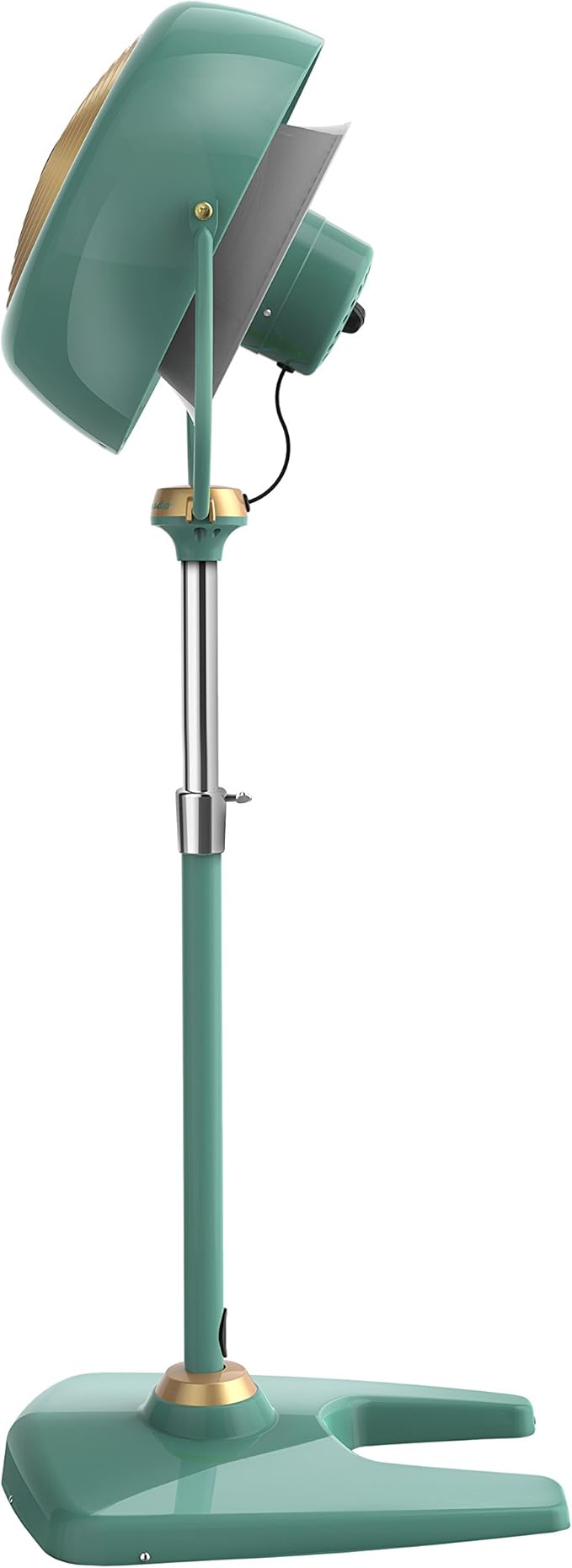Vornado VFAN™ Sr. Pedestal Vintage Fan, Retro Metal, Standing Air Circulator for Cooling & Decor, 3 Speeds, Adjustable Tilt, Adjustable Height, Durable Pedestal Fan for Bedroom & Home, Green