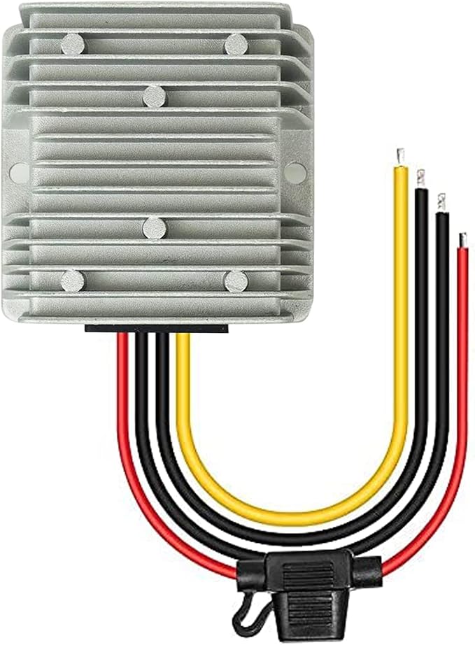 MGGi DC Voltage Converter Regulator 36V 48V Step Down to 12V 10A 120W, Waterproof Voltage Reducer, High-Power Power Supply Module Buck Transformer, for Golf Cart, forklifts, Car
