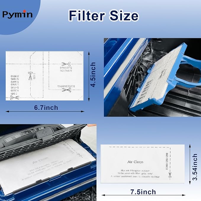 Pymin Upgraded 12 Pack GN Vacuum Dust Bags Compatiable with Miele Hoover Bags,3D Efficiency GN Vacuum Bags for Classic C1,Complete C2 C3, S227 S240, S270, S400, S600, S800,S2, S5, S8 Series