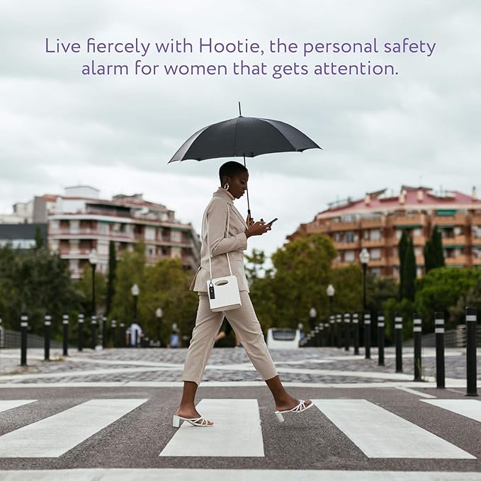 Hootie Personal Safety Alarm for Women, Men, & Kids - Keychain Alarm, Self Defense Strobe & Siren, Security Siren Keychain with 130dB Self Defense Siren & Strobe Light - Mint