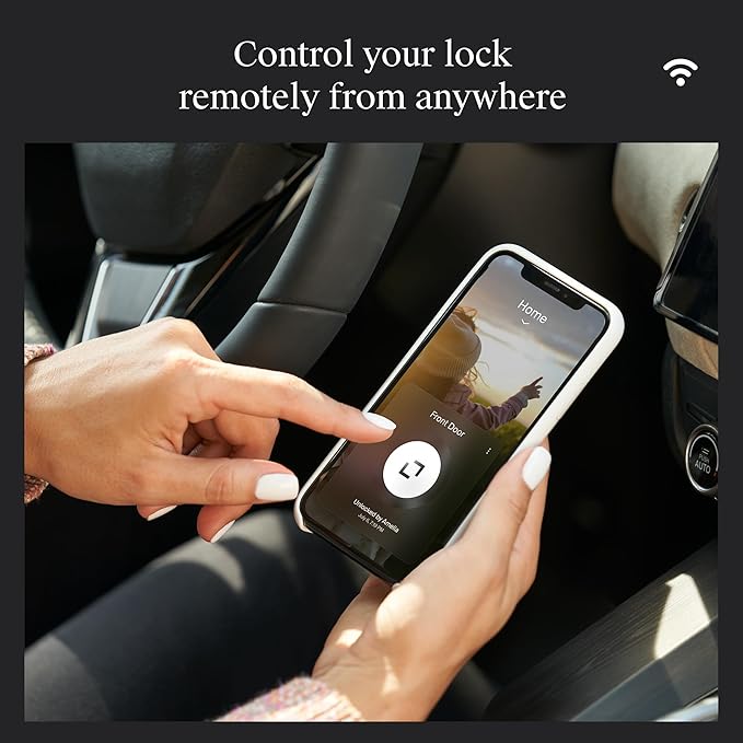 Level Bolt (Wi-Fi) Smart Deadbolt - Make Your Lock Smart & Keep Existing Hardware and Keys - Lock/Unlock from Anywhere - Level App for iOS & Android - Works with Apple Home, Alexa & Google, White