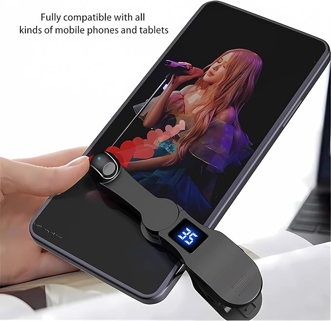Auto Clicker for Smart Phone, Phone Screen Tapper for Phone Apps Video Live Streaming Gadget Fast Click Simulation Finger Continuous Click for Live Broadcasts Likes, Games, Shopping, Reward Tasks