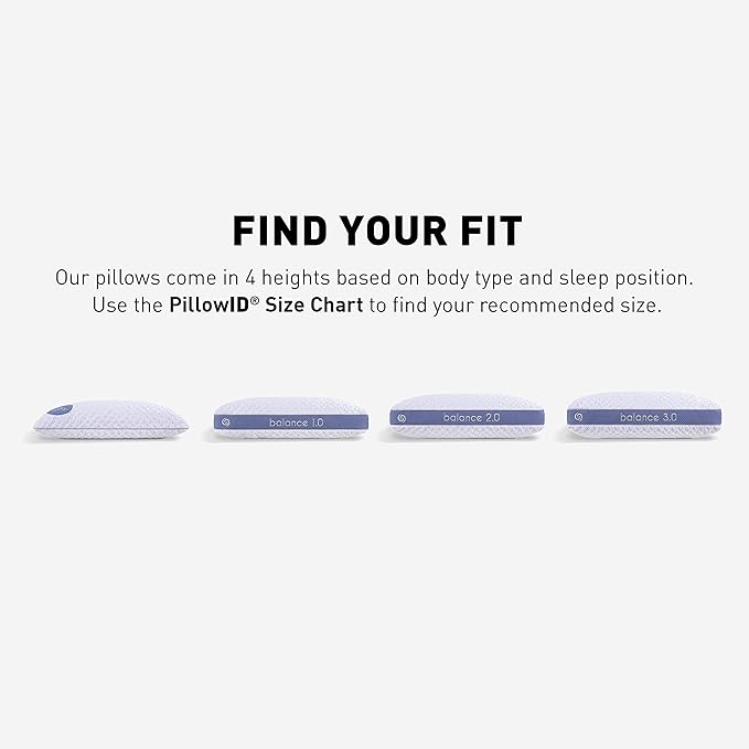 Bedgear Balance 3.0 Cooling Pillow – Moisture-Wicking Performance Bed Pillow for Hot Sleepers, Medium Support, Air-X Mesh, Dri-Tec Cover, Washable