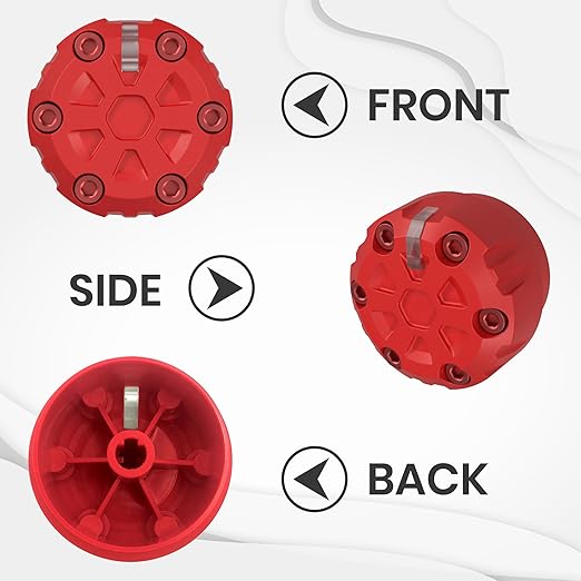 2nd Gen Tacoma Accessories AC Knob Upgrade - 2005,2006,2007,2008,2009,2010,2011,2012,2013,2014,2015 Tacoma Climate Control Dial Mods Set - 2nd Gen Tacoma Mods - for Toyota Interior Replacement Kit