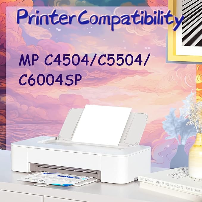 AOKLEY Compatible for Ricoh C4504 4504 Image Unit Replacement for MP C4504SP C5504SP C6004SP Printer Cyan