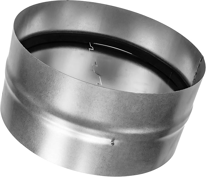 Draft Blocker 10'' Inch - Backdraft Damper - Draft Stopper - Backflow Preventer - Inline Fan Vent Deflector - One-Way Airflow Ducting - Dryer Duct Connector with Backdraught Flap