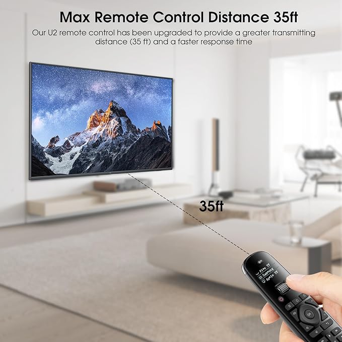 SofaBaton U2 Universal Remote with Backlit Button and Upgraded Scroll Wheel, All in One Universal Remote Control with App Control, Custom Macros for Smart TVs,Sound Bar, DVD/Blu-ray Players and More
