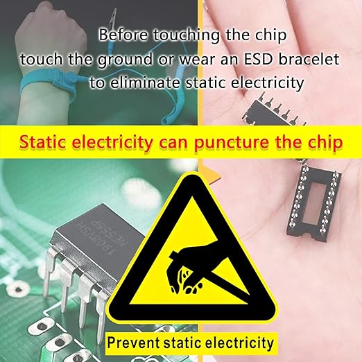 49Pcs 25 Types 74HCxx and 74LSxx Series Logic IC Assortment Kit & IC Socket,Minidodoca Logic IC Series Shift Output Registers、Transceiver、Decade Counters、Multiplexer/Decoders、Hex Inverters IC chip
