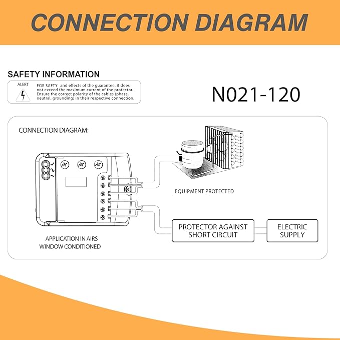 BSEED Surge Protector, Voltage Regulator, Wiring Heavy Duty Power Surge Protector Outlet for Refrigerator, TV, Computer and Home Appliance, Adjustable, LED Display Screen, 120V, 30A, 3600Watts, 1 Pack