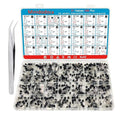 Minidodoca 31 Kinds 580pcs Assorted Type General Purpose TO92 Transistors PNP NPN Bipolar Power Transistor Assortment Kit 2n7000 Mosfet,BC517 Darlington,A42 High Voltage Transistors 2n2222A 2n3904