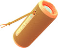YOLOEMOT Shower Bluetooth Speaker Waterproof, Powerful Deep Bass, Wireless Stereo Pairing, IPX7 Waterproof Dustproof,12H Playtime, Outdoor Bluetooth Speakers for Travel, Sport, Party, Biking (Orange)