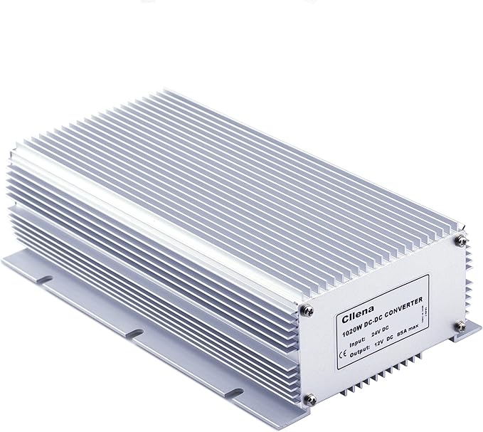 Cllena DC 24V Step Down to 12V 85A 1020W DC/DC Voltage Converter Regulator Waterproof Buck Transformer Power Supply