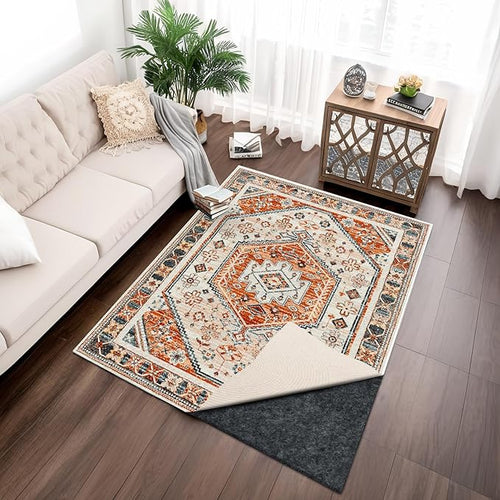 100% Waterproof Rug pad, 2x8 ft Area Rug Non-Slip Rug Pads, Carpet Pads for All Floors and finishes, Felt pad for Hardwood Floors, Keep Carpets in Place Soft and Secure