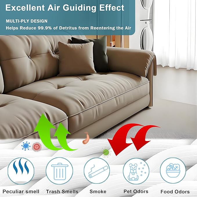 Pymin 12 Pack TU Vacuum Hoover Bags with 4 Exhaust Filters Compatible with Miele Pure TU Dust Bag for Guard L1/ S1 Junior/Silence/Allergy/Parquet XL/Flex/AllFloor/Cat/Dog/Comfort Series