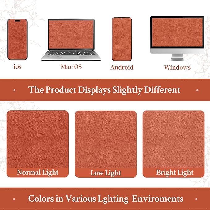 LAMIT Velvet Curtains 102 Inch for Living Room, Terracotta Thermal Room Darkening Panels Rustic Vintage Back Tab and Rod Pocket Drapes for Bedroom/Farmhouse/Dining Room, 2 Panels, 52 x 102 Inch