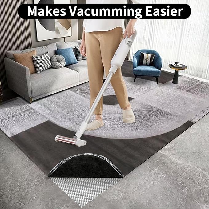 FestiCorp Non Slip Rug Pads 5x7 Ft Non Skid Rug Pad Gripper, Anti-Slip Carpet Rug Mats for Under Rugs and Hard Surface Floors