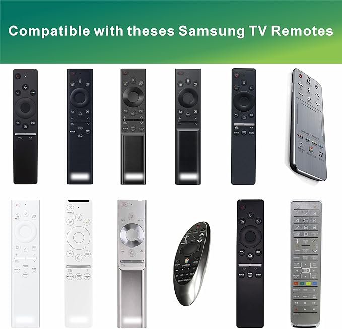 Universal Remote Compatible with Samsung TV Remote Replacement, IR, No Voice, Compatible All Smart LCD LED HDTV 3D Smart TVs Models BN59-01315J BN59-01315A BN59-01301A