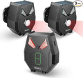 Solar Wireless Driveway Alarm Alert Outside 2000ft Range, Outdoor Motion Sensor & Detector Driveway Alert System with Rechargeable Battery/Weatherproof/Mute Mode/Expandable(1 Receiver and 2 sensors)