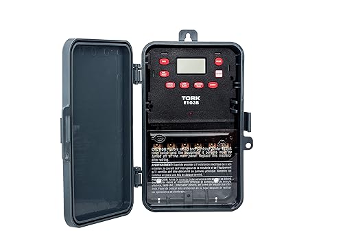 NSI Multipurpose Control 24 Hour Time Switch, 120-277 VAC Input Supply, 1 Channel, DPST Output Dry Contact, Pounds (E103B)