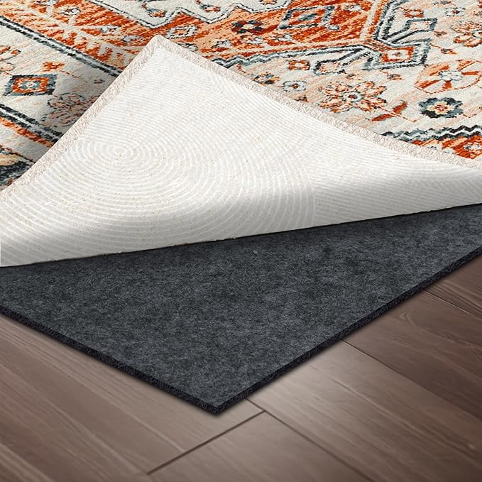 100% Waterproof Rug pad, 2x20 ft Area Rug Non-Slip Rug Pads, Carpet Pads for All Floors and finishes, Felt pad for Hardwood Floors, Keep Carpets in Place Soft and Secure