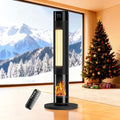 YEW Space Heater for Indoor Use, 34" Portable Electric Room Heater with Remote, 80° Oscillating, 24H Timer, Thermostat & ECO Mode, Ceramic Tower Heater for Large Room,Bedroom,Office