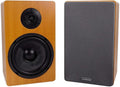 Rockville Pair ROCKSHELF 64C V2 Classic Wood 400W 6.5" Bookshelf Speakers/4 Ohm, Kevlar Woofers, Silk Dome Tweeter, MDF Cabinet, for Home Theater and Stereo Audio