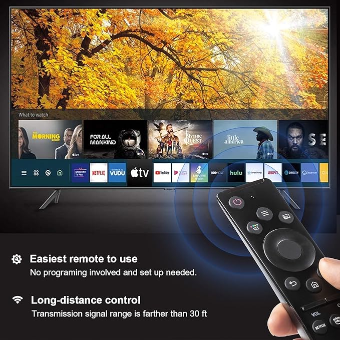 for Samsung TV Remote Replacement,Compatible for Samsung Smart TV Remote Control