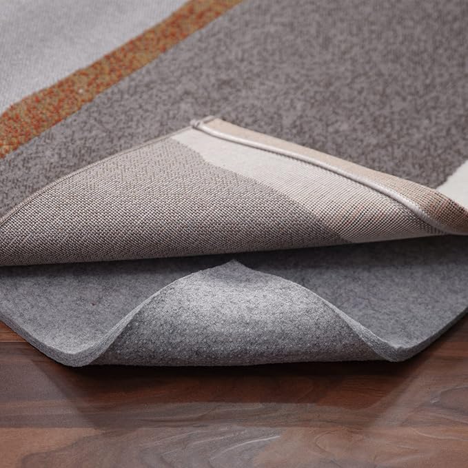 Resare Non Slip Rug Pad Gripper - 8x11 Feet 1/4" Extra Thick Felt Under Rug for Area Rugs and Hardwood Floors,Super Cushioned Non Skid Carpet Padding