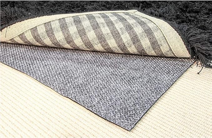 Hold-a-Rug Plush 8' x 11' Nonskid, Nonslip Rug Pad, Reversible Gripper, ¼ Thick, Safe for All Floors and Carpet, Keep Area Rugs Secure